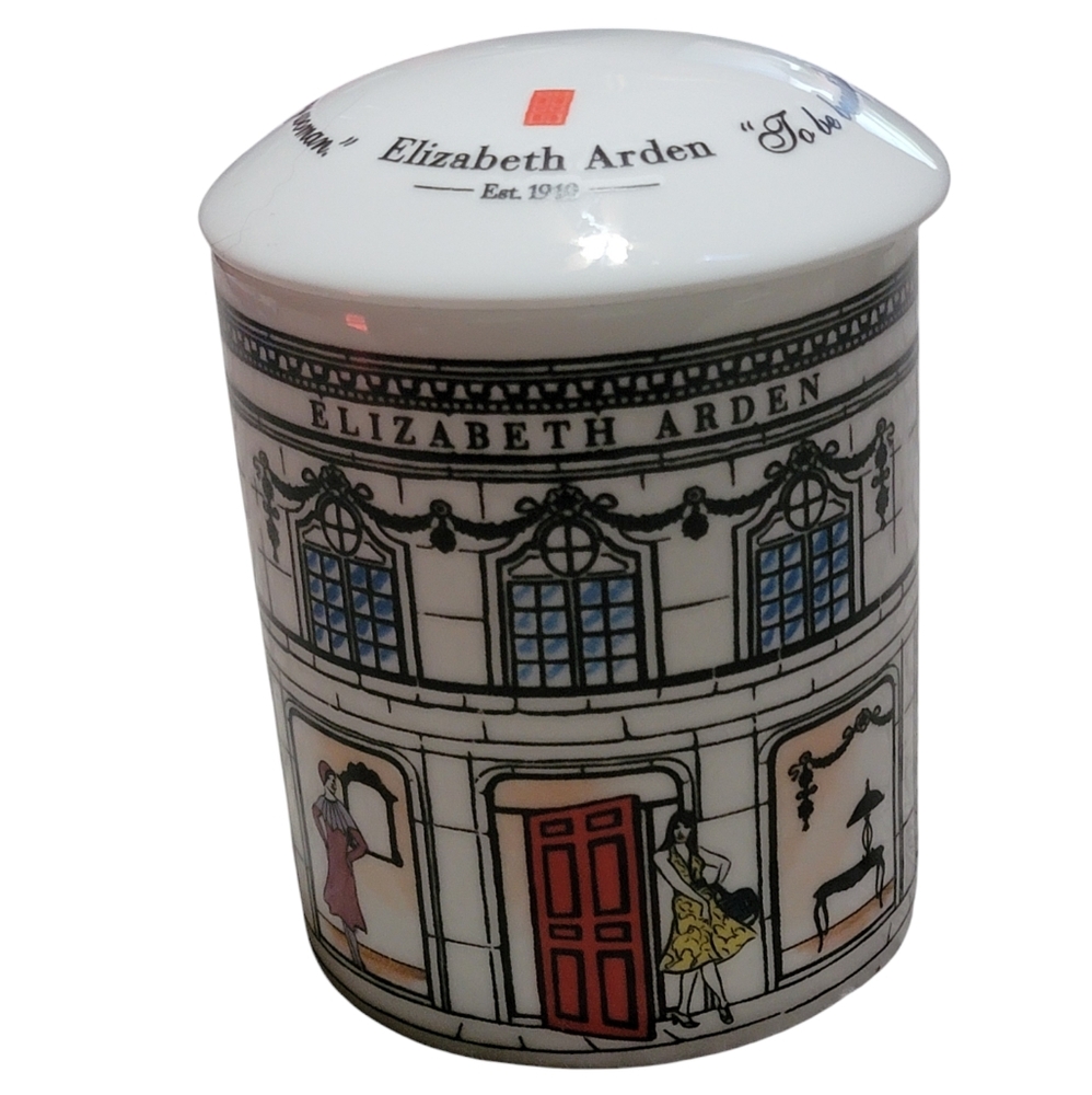 ELIZABETH ARDEN Ceramic 5th Avenue Shop Jar & Lid